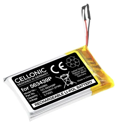 Immagine prodotto di CELLONIC Batteria per Headset / Auricolare / Cuffie Compatibile con Microsoft Surface Headphones 2, 563439P – (450mAh , 3.7V)