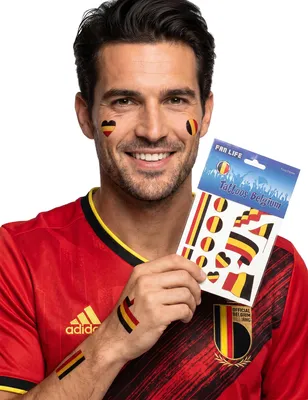 Produktbild von Belgien Tattoos für Erwachsene -