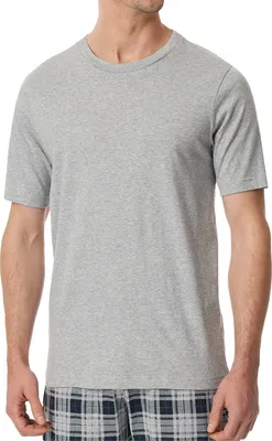 Produktbild von Schiesser Herren T-Shirt Rundhals Gr. 54 grau-mel.