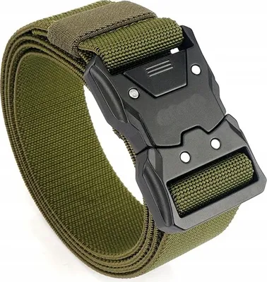 Produktbild von Militärgürtel - Taktischer Militärgürtel - Robustheit - Stahlschnalle - Sicherheit - Polypropylen-Nylon-Gurtband - Langlebig