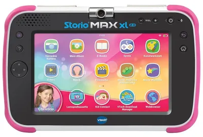 Produktbild von VTech MAX XL 2.0, 8 GB, MicroSD (TransFlash), 32 GB, 17,8 cm (7"), 1024 x 600 Pixel, 6 MP