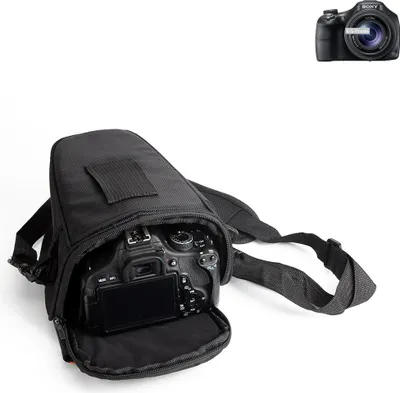 Produktbild von K-S-Trade Kameratasche Fototasche Schultertasche Umhängetasche kompatibel mit Sony Cyber-shot DSC-HX400V Colt  für Systemkameras Schutzhülle bag