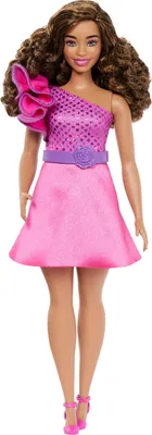 Obrázok produktu pre Bábika Barbie Fashionistas v šatách HRH22 /6