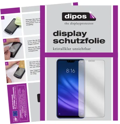 Produktbild von 6x Schutzfolie für Xiaomi Mi 8 Lite klar Displayschutzfolie Folie Display Schutz