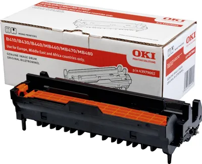 Produktbild von OKI 43979002, Original, OKI B410 / B430 / B440 / MB460 / MB470 / MB48, 19800 Seiten, Schwarz, Schwarz, 320 mm