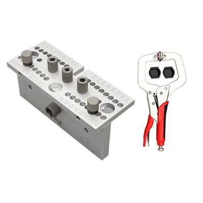 Produktbild von Dübeljig, multifunktional, einstellbare Dicke, Dübeljig und Klemme