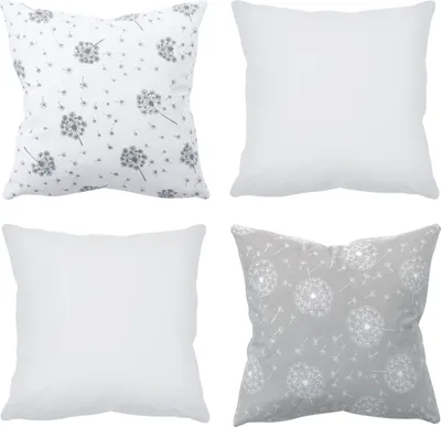 Produktbild von Amilian 4er Set, 45x45 cm 18x18 inch; Dekoratives Kissen, Dekokissen mit Füllung mit Kissenbezug; Sofakissen für Wohnzimmer Kinder Deko