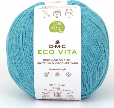 Produktbild von DMC Eco Vita – Garn aus 80 % recycelter Baumwolle & 20 % recycelten Fasern, 388, (Farbe 187)