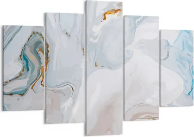 Produktbild von Bild auf Leinwand - Leinwandbild - Abstraktion modern - 150x100cm - Wand Bild - Wanddeko - Leinwanddruck - Bilder - Kunstdruck - Wanddekoration - Leinwand bilder - Wandkunst - EA150x100-4052