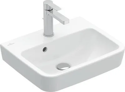 Produktbild von Villeroy & Boch O.Novo Fontein Zonder Overloop En Kraangat 50x37x16 cm Wit