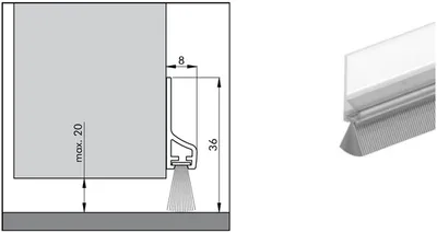 Immagine prodotto di Pds 3 B Zk Tr (Deco/Comf) - Profilo del davanzale