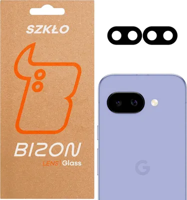 Produktbild von Gehärtetes Glas für die Kamera für Google Pixel 9a Bizon Glass Silk Lens, 2 Stück