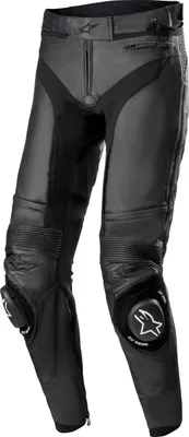Image de Alpinestars Missile V3 pantalon de cuir de moto, noir, 58