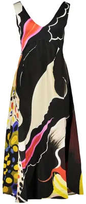 Produktbild von Schwarzes Damenkleid mit Muster - Eleganz & Stil für jeden Anlass