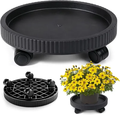 Produktbild von Runder Pflanzenroller mit 360° Rollen, 40 cm Breite, hohe Tragfähigkeit