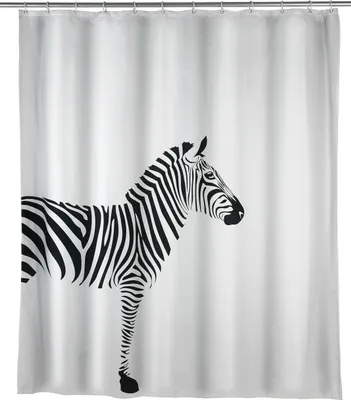 Produktbild von WENKO Anti-Schimmel Duschvorhang Mod. Wild, Textil (Polyester), 180 x 200 cm, waschbar