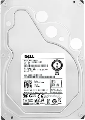 Produktbild von Festplatte Dell MG03ACA200 2TB Sata III 7200Rpm 64MB 3,5" Zoll 0TNTM5