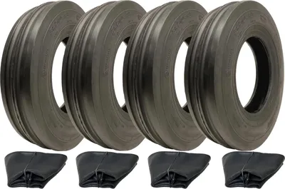 Produktbild von 3.50-8 Rasenmäherreifen 4ply Haybob, Rechenwender - Mäherreifen Wanda H8023 4er Set