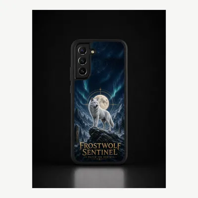 Immagine prodotto di Custodia per Samsung S22, cover protettiva per cellulare con motivo Frostwolf – LUNØIR ©