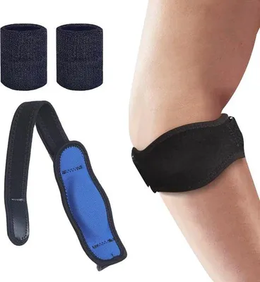 Obrázok produktu pre Bandáž na lakeť na športovú podporu pri zápale šľachy a kompresii