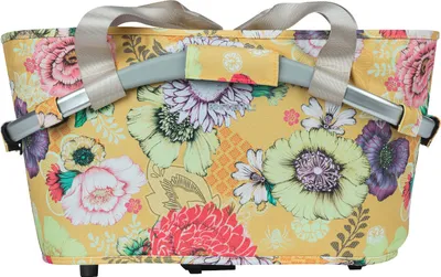 Produktbild von BASIL Gepäckträgerkorb Bloom carry all MIK, honey yellow
