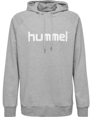 Produktbild von Hummel Go Baumwolle Logo Kapuzenpullover Grau S Mann Grau S