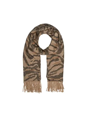 Produktbild von PIECES Schal 'Jira', 17083758, White Pepper / Tiger, Gr. One Size