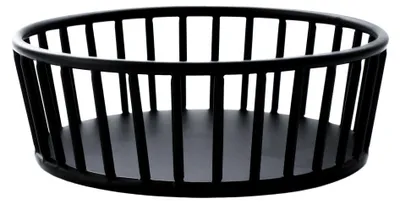Produktbild von Runder Stahlkorb 15 cm Schwarz – Metallkorb Aufbewahrungskorb VERLO