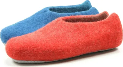 Produktbild von Rohde Damen Hausschuh Pantoffel Slipper Filz Nepal, Größe:41 EU, Farbe:Blau