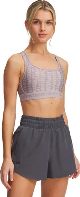 Produktbild von Under Armour Crossback Print Sport-bh Mittlere Stütze Grau S Frau Grau S