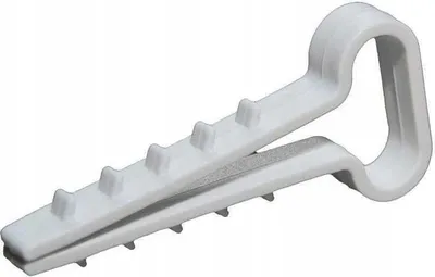 Obrázek produktu pro 100x držák aplikace 14x4mm pro páskový kabel bílý držák kabelu