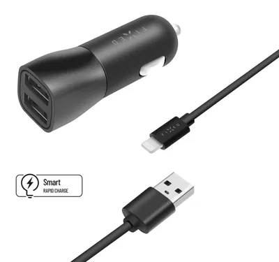 Obrázok produktu pre FIXCC15-2UL-WH autonabíjačka USB/Lightn