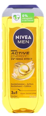 Produktbild von NIVEA MEN Active Energy Duschgel 250ml 3in1 24h Frischeeffekt Männer