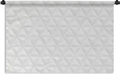 Produktbild von MuchoWow® Wandteppich Wandbehang Abstrakt - Hintergrund - Weiß 90x60 cm Tapisserie Dekoration Wandtuch - Wandskulpturen - Bildteppich