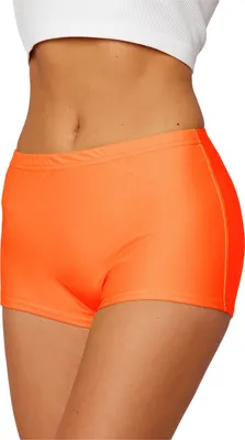 Produktbild von Merry Style Damen Badeshorts Bikinihose Bademode Badehose Bikini Unterteil Schwimmshorts L23L1 (Neonorange (2154), 60)