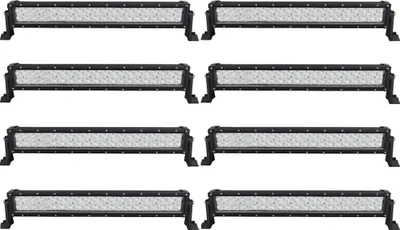 Produktbild von Greenmigo 8X 120W LED Arbeitsscheinwerfer Auto Scheinwerfer 12V 24V LED Zusatzscheinwerfer 6000K Offroad Flutlicht Arbeitslicht IP67 Wasserdicht für SUV,Truck,Traktor