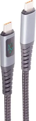Immagine prodotto di shiverpeaks BS14-59015 Cavo dati e di ricarica USB-C 2.0 shiverpeaks, con display, 0,5 m