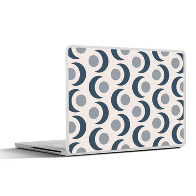 Produktbild von MuchoWow® Laptop Aufkleber Sticker Cover Mond - Design - Kreis 30x22 cm - Laptop-Sticker