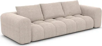Produktbild von Strukturstoff 4-Sitzer Couch Lavera Beige