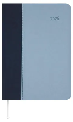 Produktbild von Buchkalender Premium Air blau-azur 2026 - Büro-Kalender A5