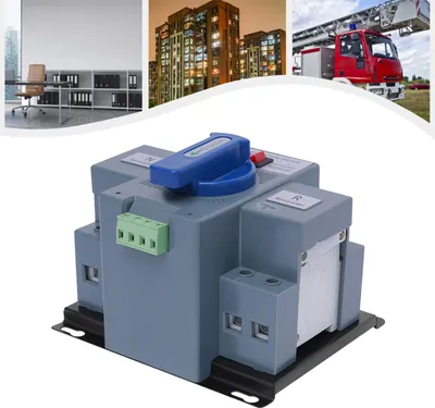 Image de 63A 2P Double alimentation Mini commutateur de transfert automatique Commutation Commutateur de puissance Commutateur de transfert 220V