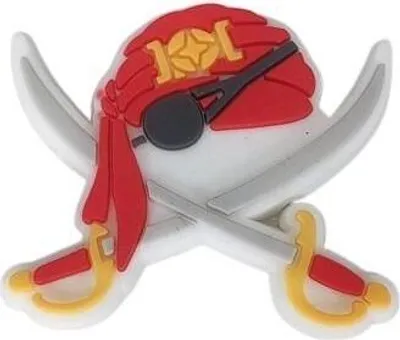 Produktbild von Shoe Charms für Clogs Schuh Pin Pirat Anstecker für Crocs Piratensabel