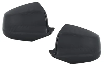 Image de Cache-rétroviseurs en fibre de carbone pour la série 5 de BMW (F07, F10, F11, F18), modèles produits avant la restylisation (LCI) de 2011 à 2013.