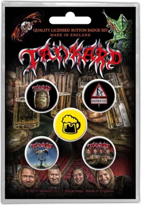 Produktbild von Tankard - ein Fuß in der Grab Knopf Abzeichen Pack