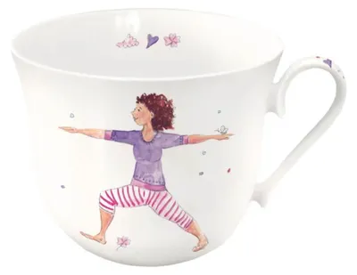 Produktbild von Grätz Verlag Porzellantasse Kleine Auszeit, Einzelbild, 0,4 l, Tasse, Universal, Mehrfarbig, Porzellan