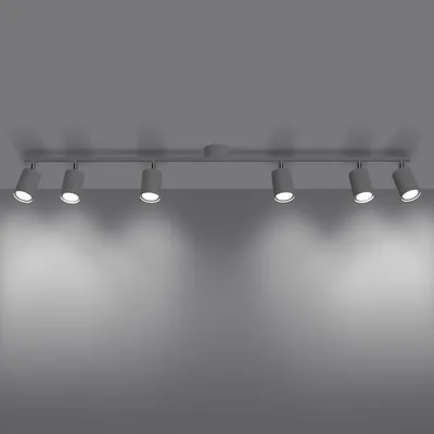 Produktbild von Strahler Metall verstellbar Weiß GU10 länglich Modern