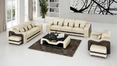 Obrázek produktu pro Sedací Souprava 3+1 Místná Designová Pohovka Čalounění