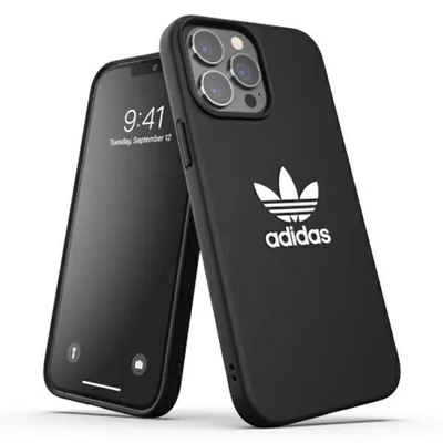 Produktbild von Adidas 47128, Cover, Apple, iPhone 13 Pro Max, 17 cm (6.7"), Schwarz, Weiß