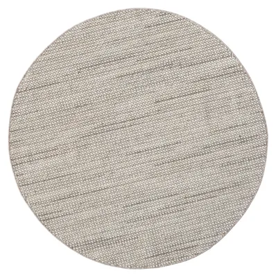 Obrázok produktu pre MY-RUG "Divya" sisalový koberec, 120x120, sivý, škvrnitý, okrúhly koberec do obývačky