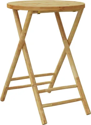 Produktbild von vidaXL Gartentisch Klappbar Ø55x75 cm Bambus